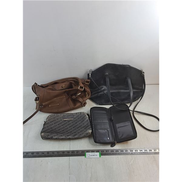 Ladies Faux Leather Hand Bag & Shoulder Bag, Amenities Tote, Travel Wallet