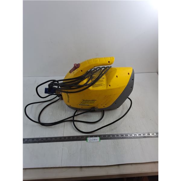 McCulloch High Pressure Jet Washer - No Accessories - Powers On - Pickup Only