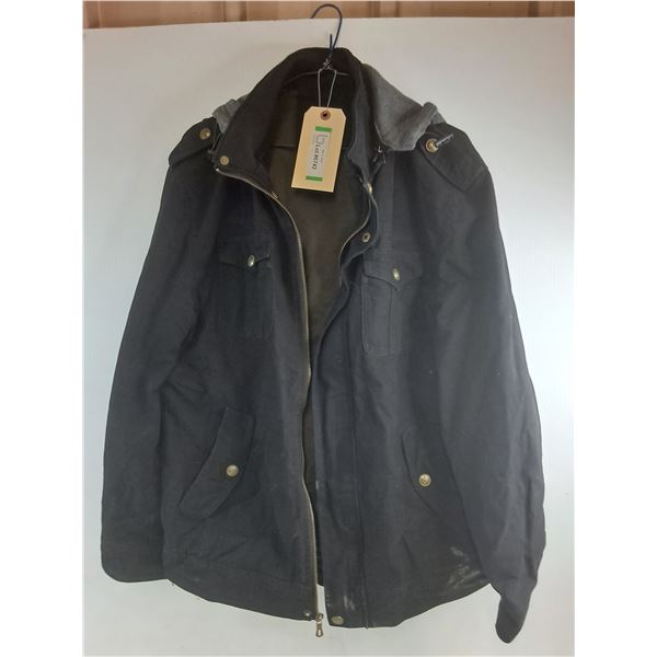 * Men's Large Hooded Spring/Fall Coat