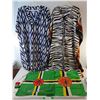 Image 1 : (2) Kaftan Dresses- Approx. L, Bob Marley Pouch, Dominica Flags 17.75"