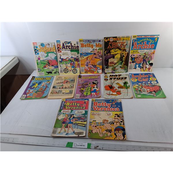 (12) VIntage Comics- Archie, Winnie the Pooh, Donald Duck, Misc.