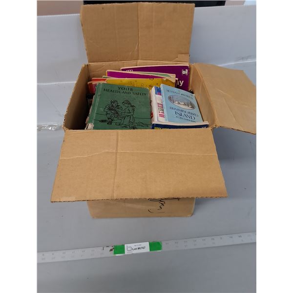 Box of Retro/Vintage Books- Gene Autry, Heidi, Little Orphan Annie, Misc. Cannot Ship