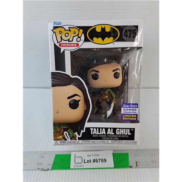 Batman Talia Al Ghul Vinyl Figurine, Appears NIB