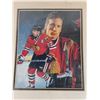Image 3 : (2) Collector's Prints of Chicago Blackhawks Jeremy Roenick and Chris Chelios
