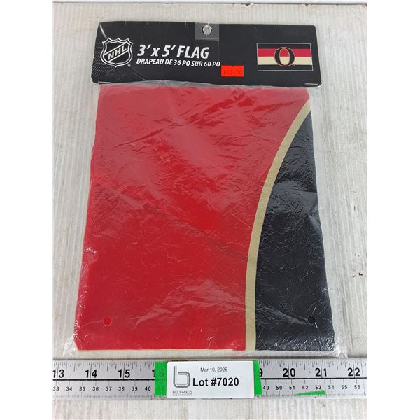 (1) Ottawa Senators 3'x5' Flag