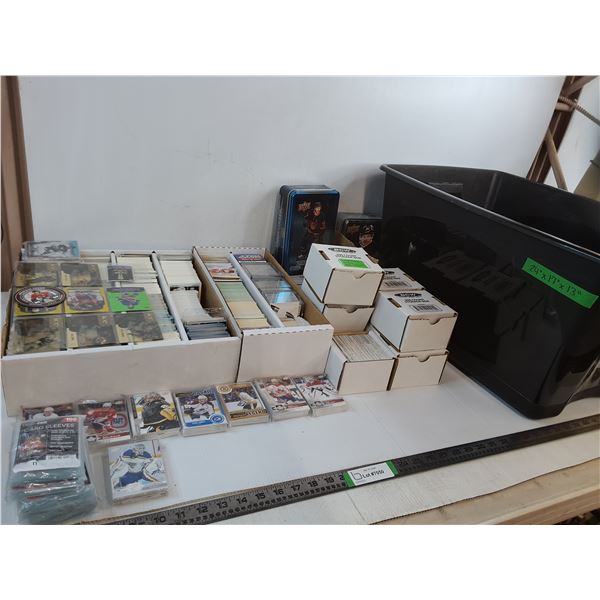 Tote Bin of Various Hockey Cards- Rookies & All Stars, Various Teams - PICK UP ONLY