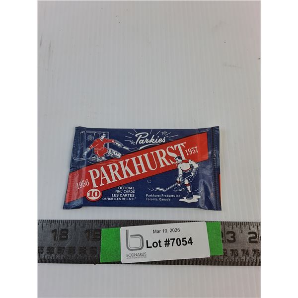 Dealed Parkhurst Pack- As Is