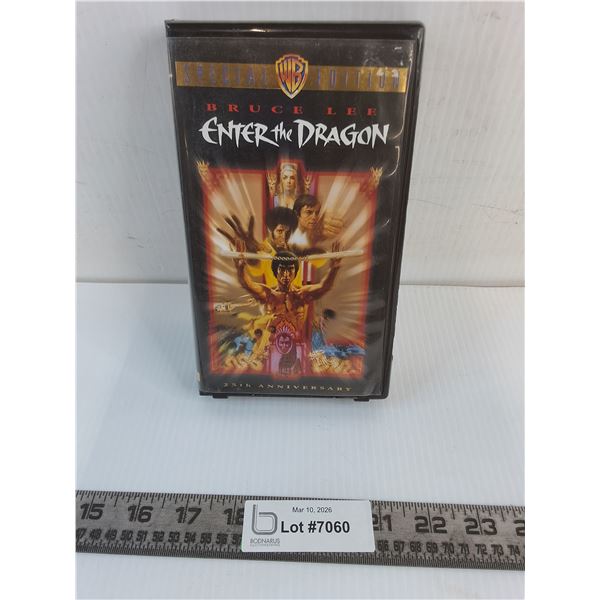 Enter the Dragon VHS - As Is
