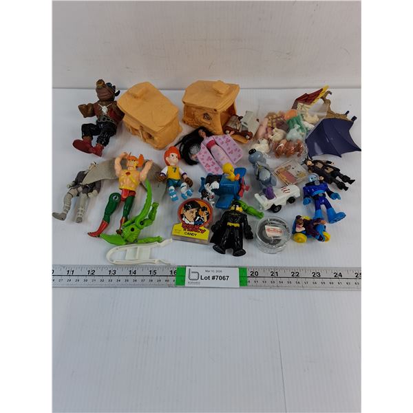 Lot of assorted Plastic Toys and Figurines