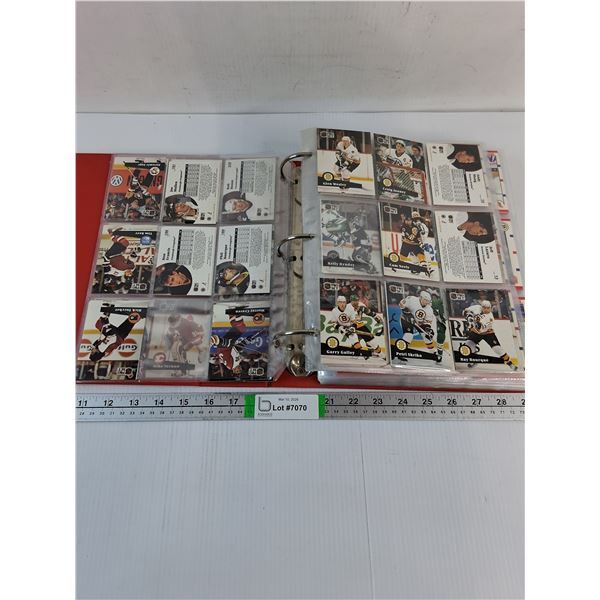 Binder Of Pro-Set and Score Hockey Cards 1990-91