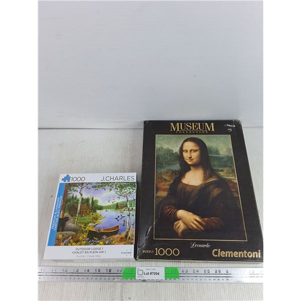 (2) 1000 Piece Jigsaw Puzzles