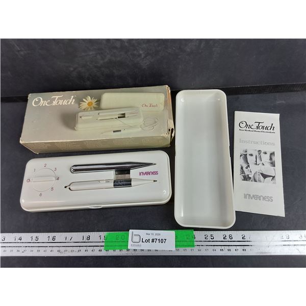 One Touch Home Electrolysis, Removes Hair Gently, AS IS