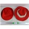 Image 2 : (2) Red Dress Up Hats