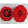 Image 3 : (2) Red Dress Up Hats