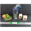 Image 1 : Party Light Frog Candle, Salt & Pepper Shakers, Scented Gel Candle in Stemmed Glass