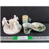 Image 1 : Party Light Shell Candle, Angel Ceramic Candle Holder, Dainty Tea Cup and Saucer