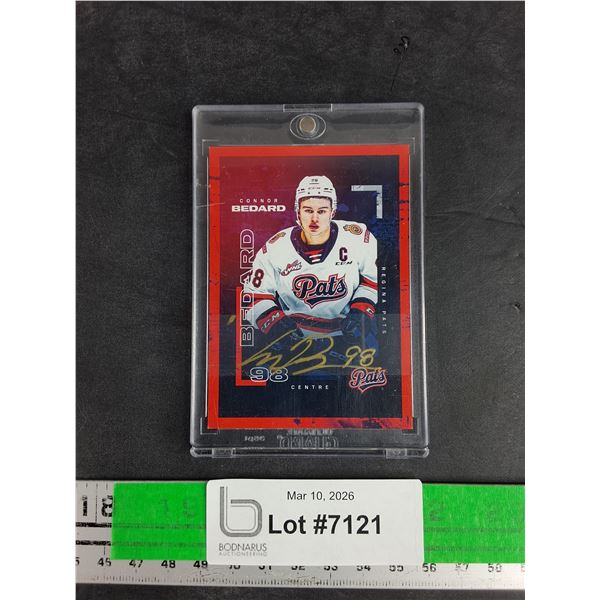 WHL Pats Connor Bedard Autographed Hockey Card - CANNOT AUTHENTICATE