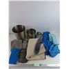 Image 2 : (2) Ice Buckets, (9) Microfiber Cloths, Bathroom Mat 27" x 19"