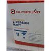 Image 3 : Outbound 2 Person Raft 81" x 60", Sealed, As Is