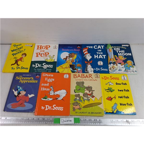 Assorted Kids Books - Dr. Seuss, Lauren De Brunhoff, Walt Disney