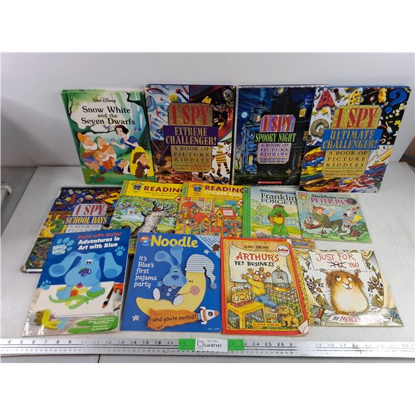 Assorted Books - I Spy, Mercer Mayer, Franklin Forgets