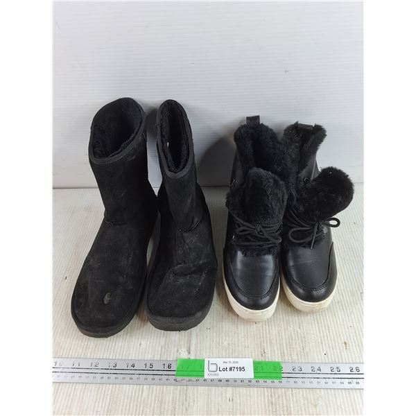(2)  Pairs of Winter Boots - Size 10 & 8 1/2