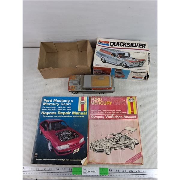 Haynes Repair Manual & Owners Workshop Manual, Monogram Quicksilver 1/24 Scale Chevy Panel Truck