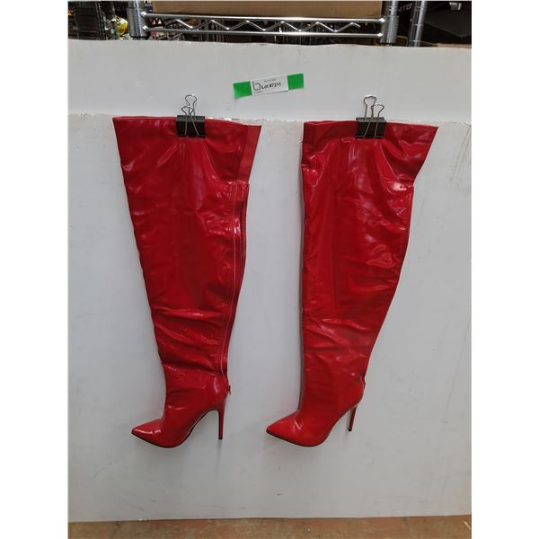 Women's High Heel Boots - Size 9