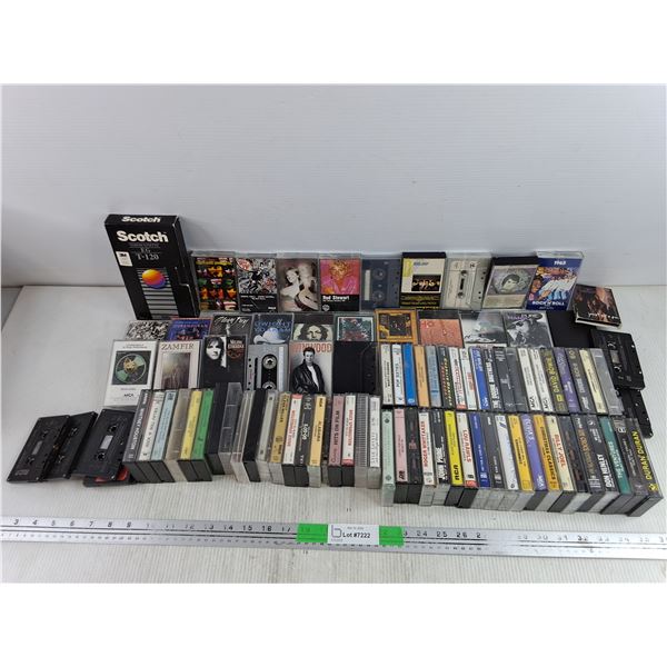 Assorted Cassettes - Rod Stewart, Bruce Springsteen,  John Prine, Misc