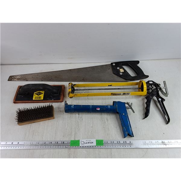 Handsaw, Caulking Guns, Metal Brush, Rubber Float, PICKUP PREFERRED