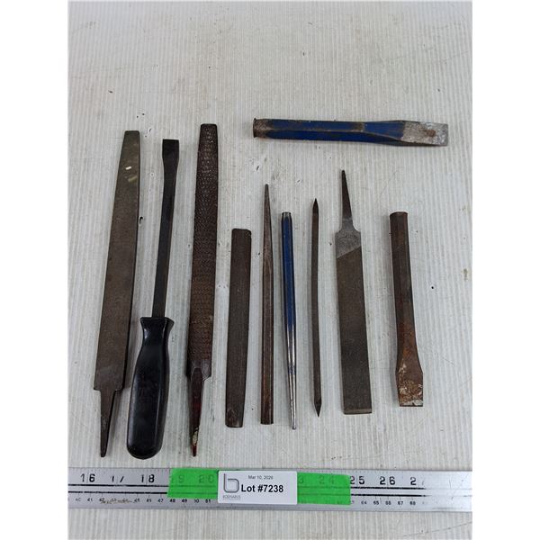 Hole Punches, Chisels, Pry Bar & Metal Files