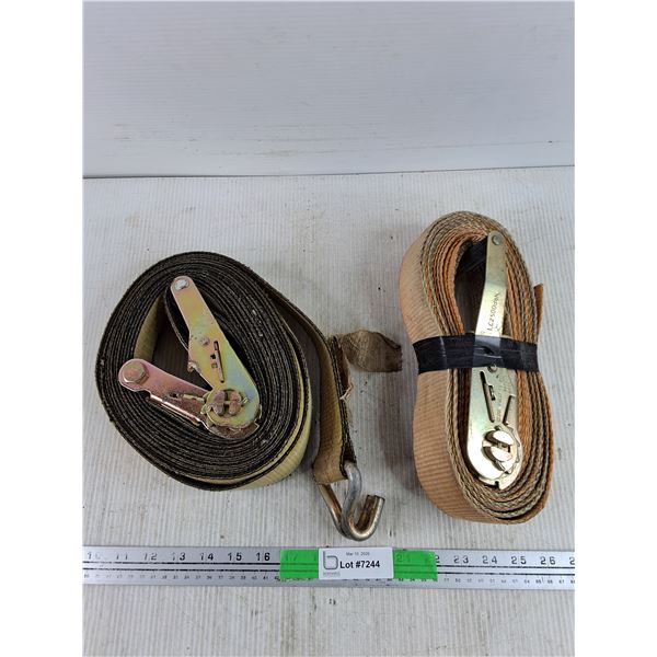 (2) Ratchet Straps