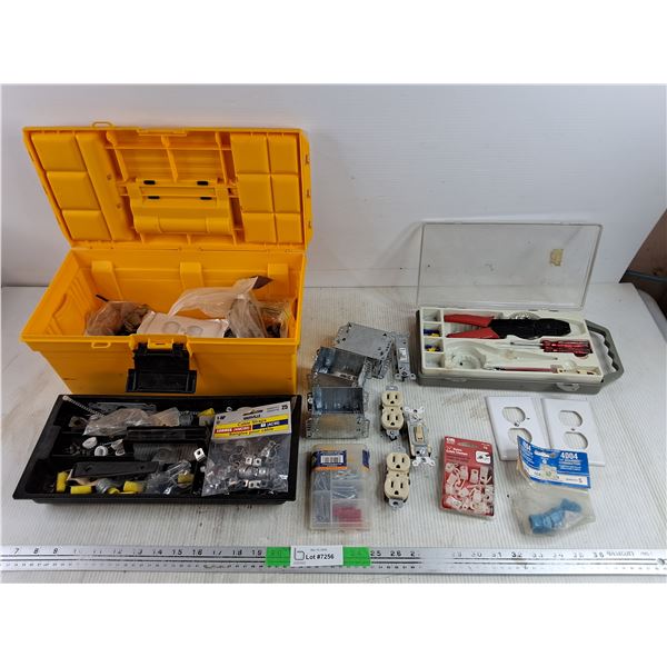 Wire Stripper Set, Junction Boxes, Cable Straps, Plastic Tool Box, Light Switches & Wall Outlets