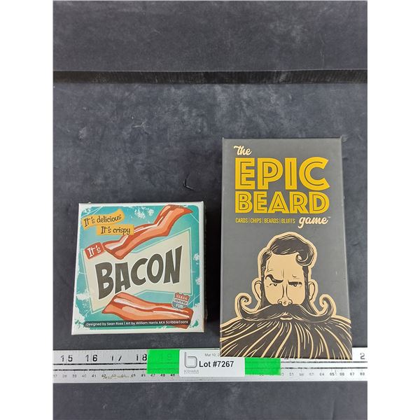 The Epic Beard & It's Bacon Games - Sealed