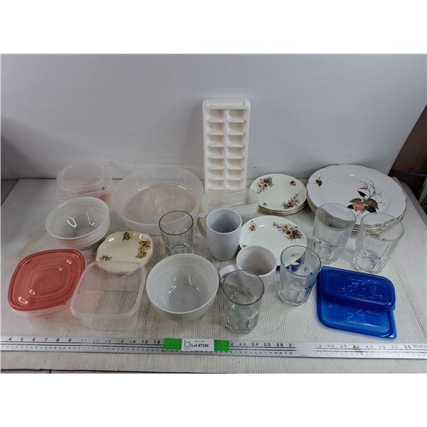 Ice Trays, Ceramic Bowls & Dining Plates, Glasses, Plastic Containers, Ceramic Mugs - PU