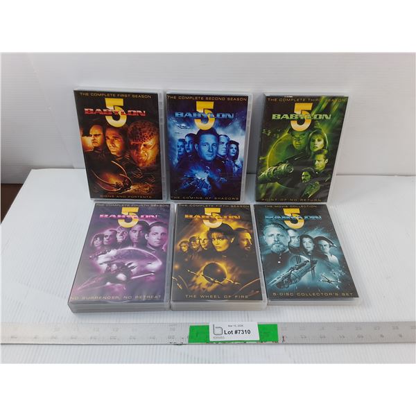 (6) Babylon 5 DVDs Sets