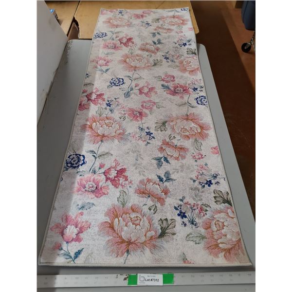 Floral Door Runner Mat  72" x 22.5" - PICK UP