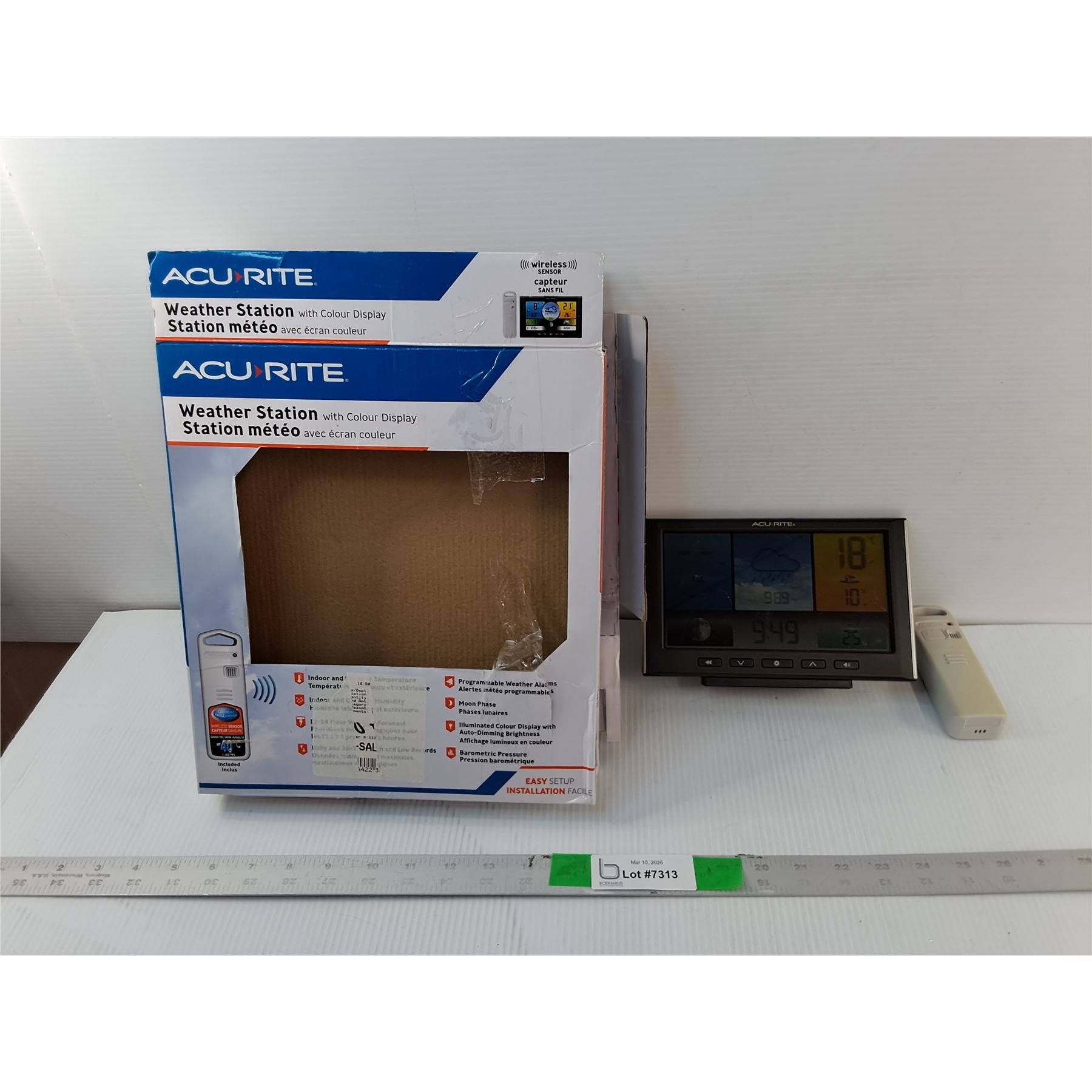 Program Acu Rite Sensor 00513 Acu Rite Weather Station- Powers On