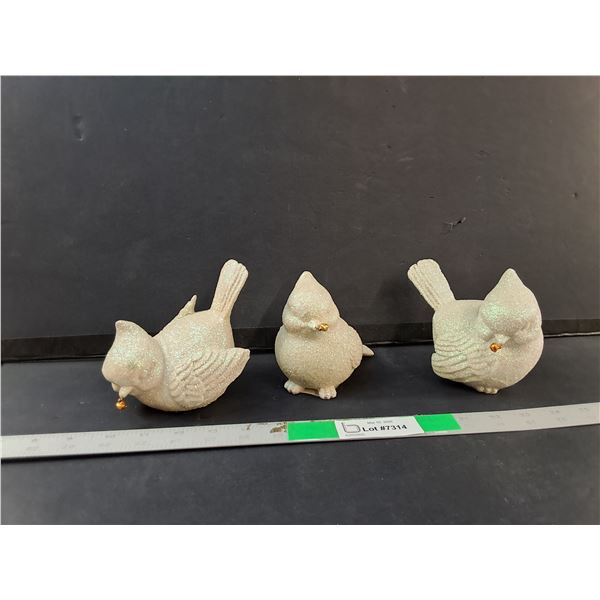 (3) 5.5" Decorative Cardinals