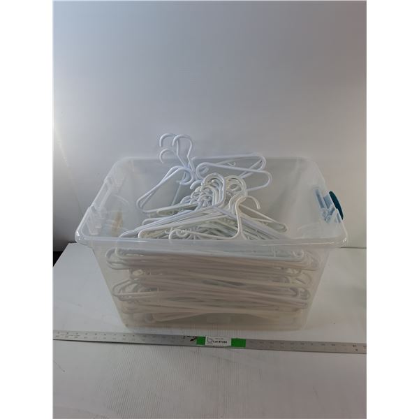 *Storage Tote, Hangers- No Lid - PICK UP ONLY