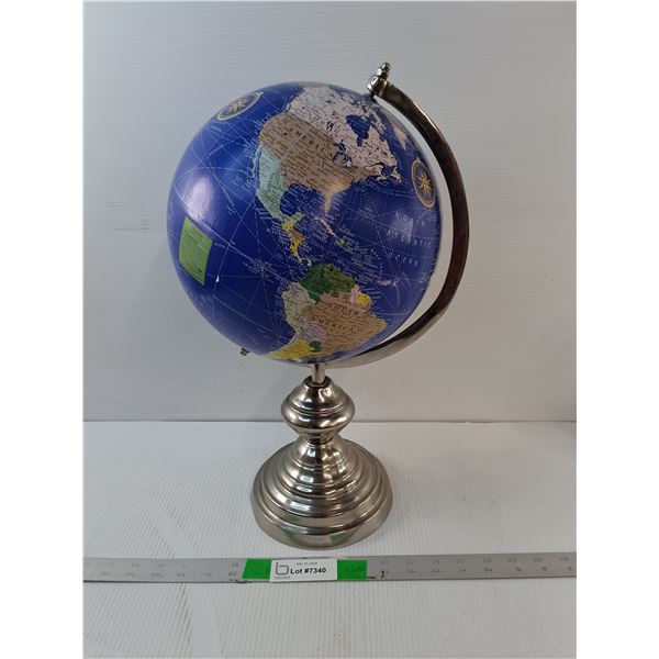 World Globe with Metal Base 18" - PICK UP