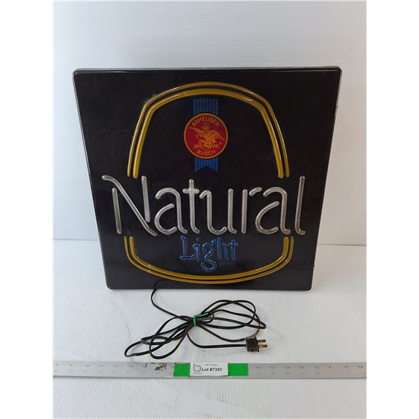 Anheuser Busch Beer Light Up Sign 17.75"- Working - PICK UP