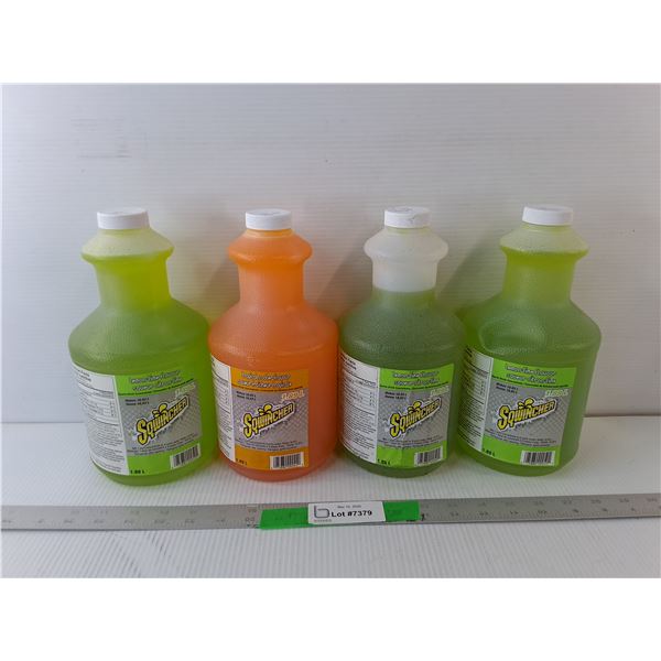 (4) Bottles of Sqwincher Sports Drink Concentrate, Cannot Ship
