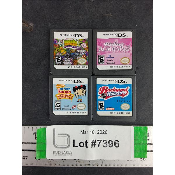 (4) Nintendo 3Ds - Riding Academy, Moshi Monsters