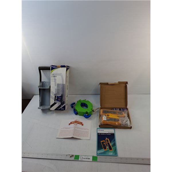 Can Crusher, Bottle Cutter, Wire Tracker, Misc.