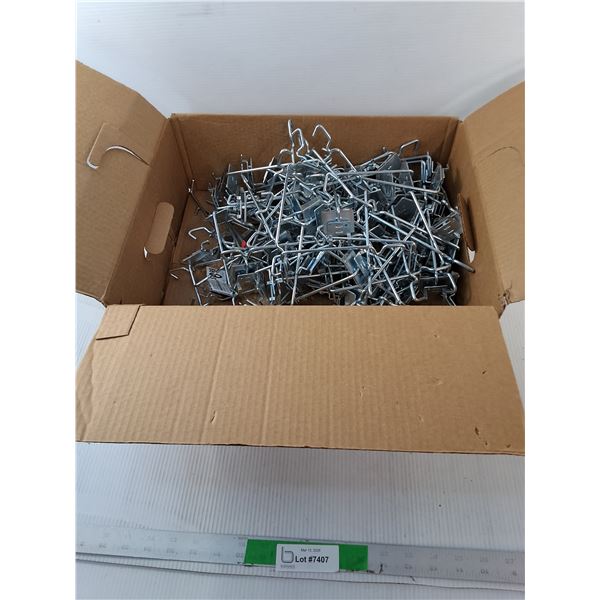 Box of Metal Pegboard Hooks - PICK UP