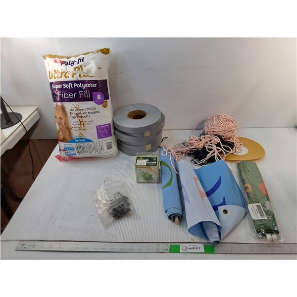 Polyester Fibre Fill, Easter & St. Patrick's Day Banners, Yarn, Misc.
