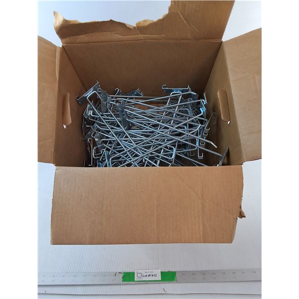 Metal Slatwall Scanner Hooks - PICK UP