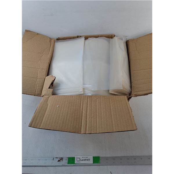 Box of Plastic Storage Bags 12.5" x 6" - PICK UP