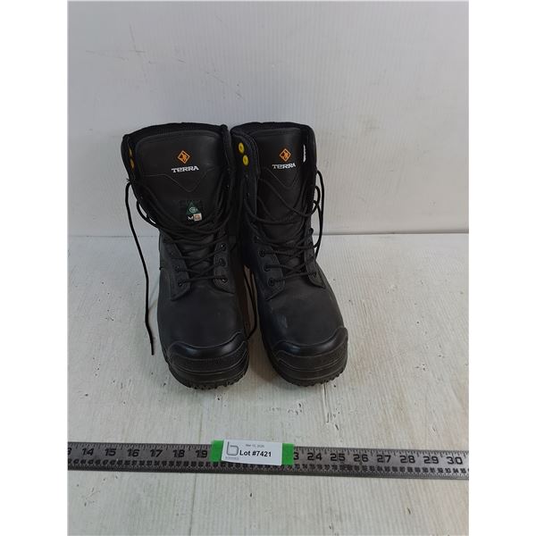 Terra Steel Toe Men's Work Books- Size 10.5 US